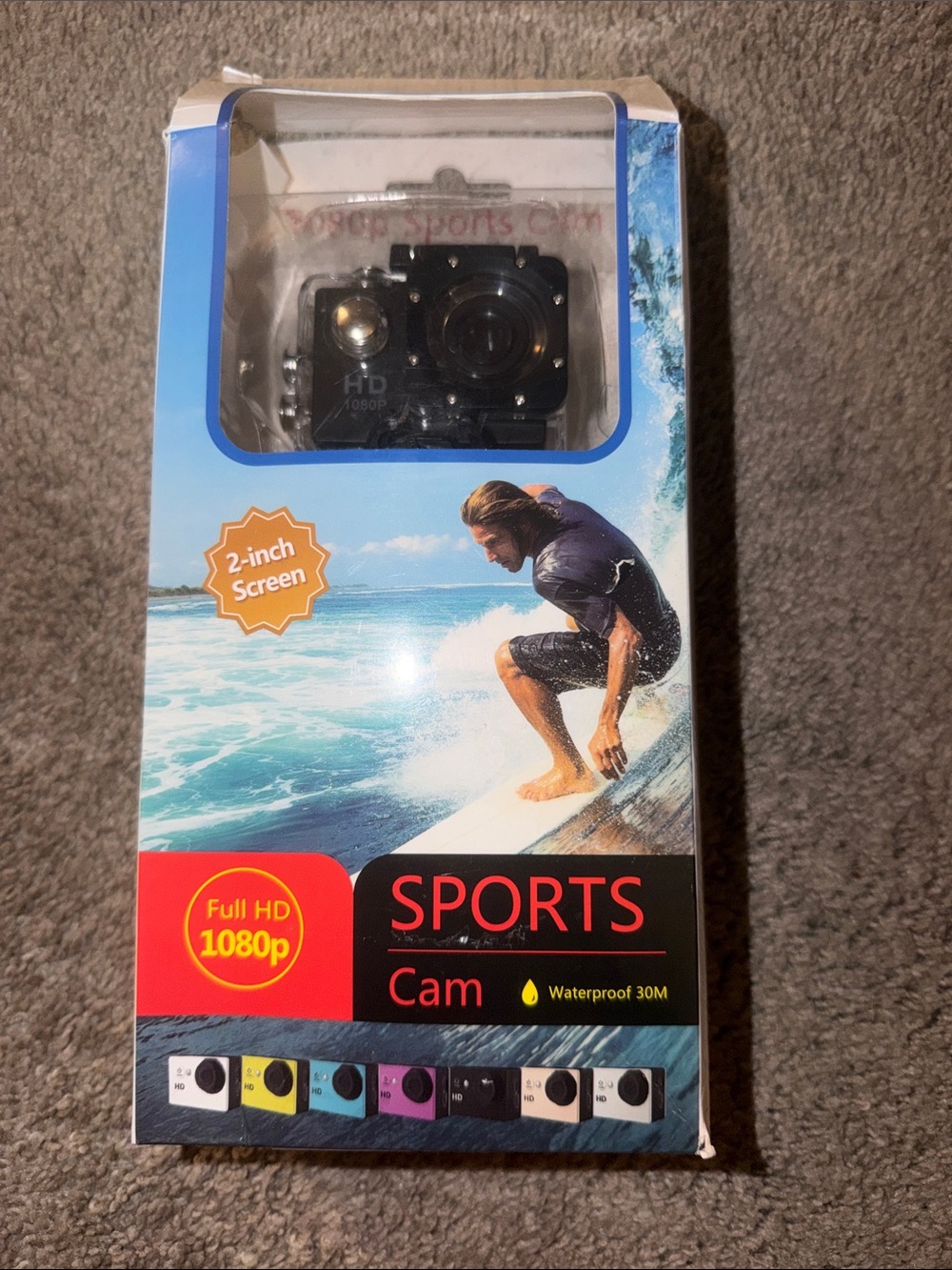 Black Sports Action Camera by